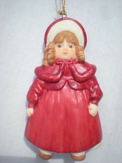 Gorham Doll Ornament Porcelain 1987 STEPHANIE Collectible Christmas in