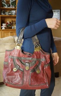  Amazing Oxblood RAFE Wooster MAGGIE Tote Washed Buffalo Leather LOOK