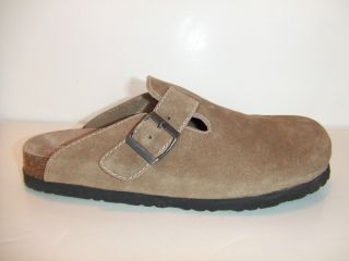 Beaver Creek Womens Clogs Taupe Suede Shoes Women Sizes New