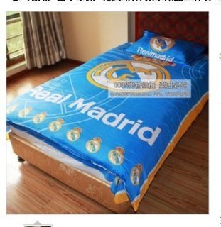 Fans Articles Real Madrid Spain Bedding Three Piece Single