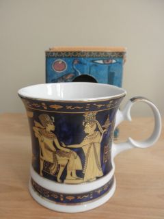 Fathi Mahmoud Coffee Cup FM Egyptian Sculptures Limoges New Box