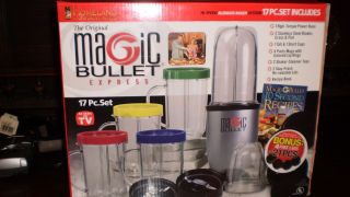 Magic Bullet Express New in Box 17 PC Homeland Housewares Retails $90