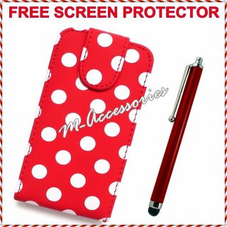 Flip PU Leather Case Cover Pouch for All Major Mobile Phones