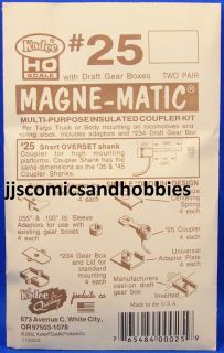 Kadee 25 Magne Matic Knuckle Couplers HO