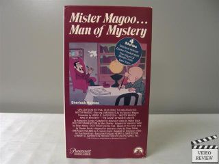 Mister Magoo Man of Mystery VHS 4 Stories with Jim Backus as Mr Magoo