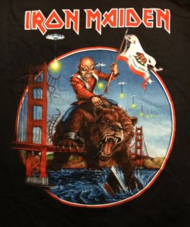 Iron Maiden Maiden England 2012 California Event Shirt Medium