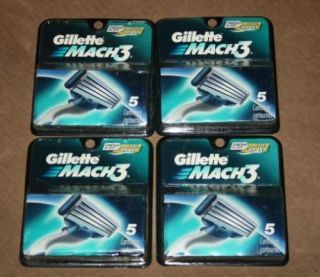 20 Gillette Mach3 Razor Blades Cartridges Refills USA