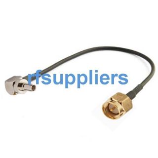 SMA male to CRC9 male right angle Huawei USB Modem cable 3G modem
