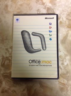  Office 2004 Student and Teacher Edition Mac Macintosh Word Excel PP
