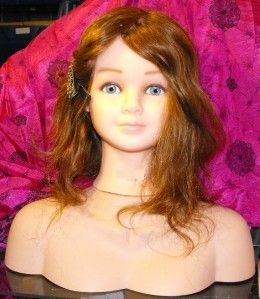 Manikin Little Girl with REAL12 Hair Shoulder 2 Parts