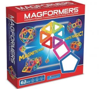 62 Piece Magnetic Building Set Magformers