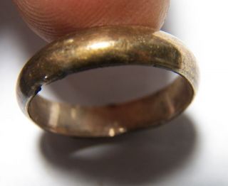Civil War Soldiers Gold Plated Brass Ring Manassas