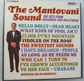 Mantovani His ORCH The Mantovani Sound Big Hits Reel to Reel Tape 7 1