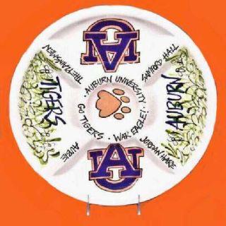 New Magnolia Lane Collection Auburn Tigers Divided Platter 14