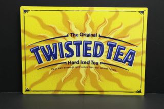  Original Twisted Tea Hard Iced Tea Malt Beverage Metal Tin Bar Sign