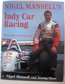 Nigel Mansells Indy Car Racing Hard Bound Book 160 Pages