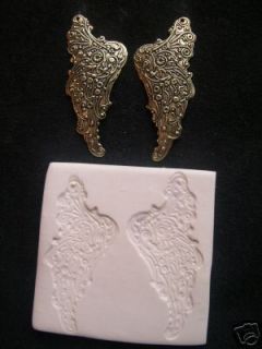 Fairy Angel Wings Filigree Polymer Clay Push Mold