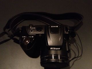 Nikon COOLPIX L120 14.1 MP Digital Camera   Black. W/bag And Card