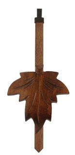 New Large Maple Leaf Cuckoo Clock Pendulum 3 Dia CC 342