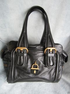 Marc by Marc Jacobs Bombay Leather Satchel Black