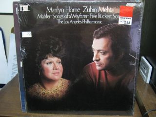 Marilyn Horne Zubin Mehta Mahler Songs of A Wayfarer LP SEALED London