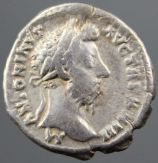Marcus Aurelius Felicitas Felicity Sceptre Caduceus Denar 168 169 A D