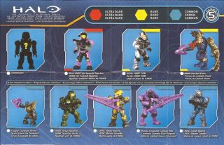 Mega Bloks Halo Mini Figure Series 5 Complete Set 8 New Free s H
