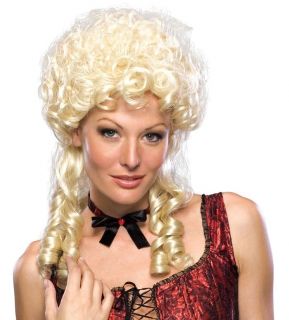 Blonde Blond Marie Antoinette Colonial Wig Costume