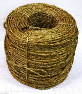 1200 Manila Rope Coil 1 4 Thick Twine Hoists Rigging Tying Shipping