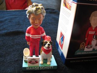 Marge Schott with Schotzie Limited Edition Bobblehead
