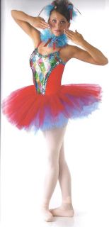 Marionette Jester Ballet Tutu Dance Dress Costume Limited Quan Sz Am