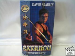 American Samurai VHS David Bradley Mark Dacascos