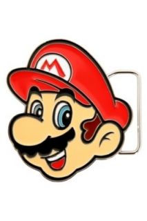 Mario Bros Face Belt Buckle New Brothers Nintendo