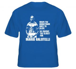 Mario Balotelli Boogeyman Italy Soccer T Shirt