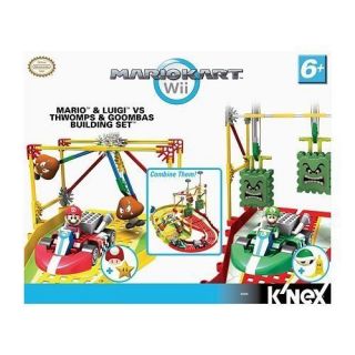 KNEX MarioKart Wii Mario and Luigi vs Goombas and Thwomps Building Set