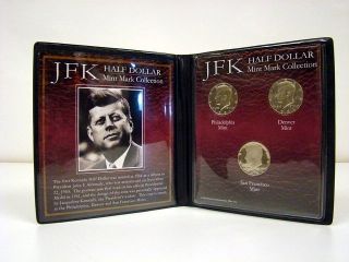 FCM JFK Kennedy 1981 Half Dollar Mint Mark Collection