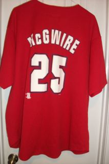 Mark McGwire St Louis Cardinals Jersey by True Fan Size XL