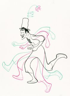 Marcel Marceau Limited Edition Lithograph Hand Signed Al Hirschfeld