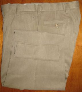 Tommy Bahama Dress Pants Sz 36x30 Lt Brown All Silk