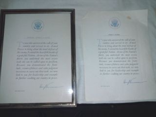 Two President Harry Truman Signed Letters