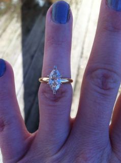 Carat Marquise Diamond Engagement Ring 14k
