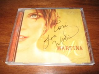 Martina McBride Signed Autographed Martina CD