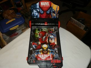 Marvel Heroes Pinball Machine Working 4 Flippers 3 Bumpers