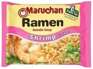 Maruchan Ramen Shrimp Flavor Instant Noodle Soup Bag with Seasonings 3