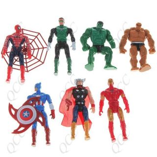 Avengers Marvel Hulk Thor Captain America Iron Man Toy Action Figures