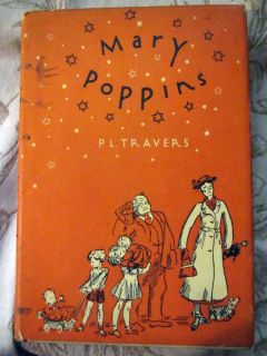 Mary Poppins Book P L Travers HC DJ 1934