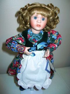 Mary Mary Quite Contrary Ashton Drake Porcelain Doll Fine Condition