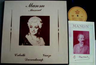 Massenet Manon Monserrat Caballe Alain Vanzo Barcelona 1968 Live