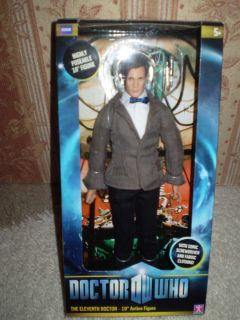 Doctor Who 11th Dr 10 inch Action Figure New Matt Smith