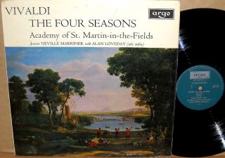 (Decca) UK Vivaldi ALAN LOVEDAY Violin MARRINER Four Seasons ZRG 654